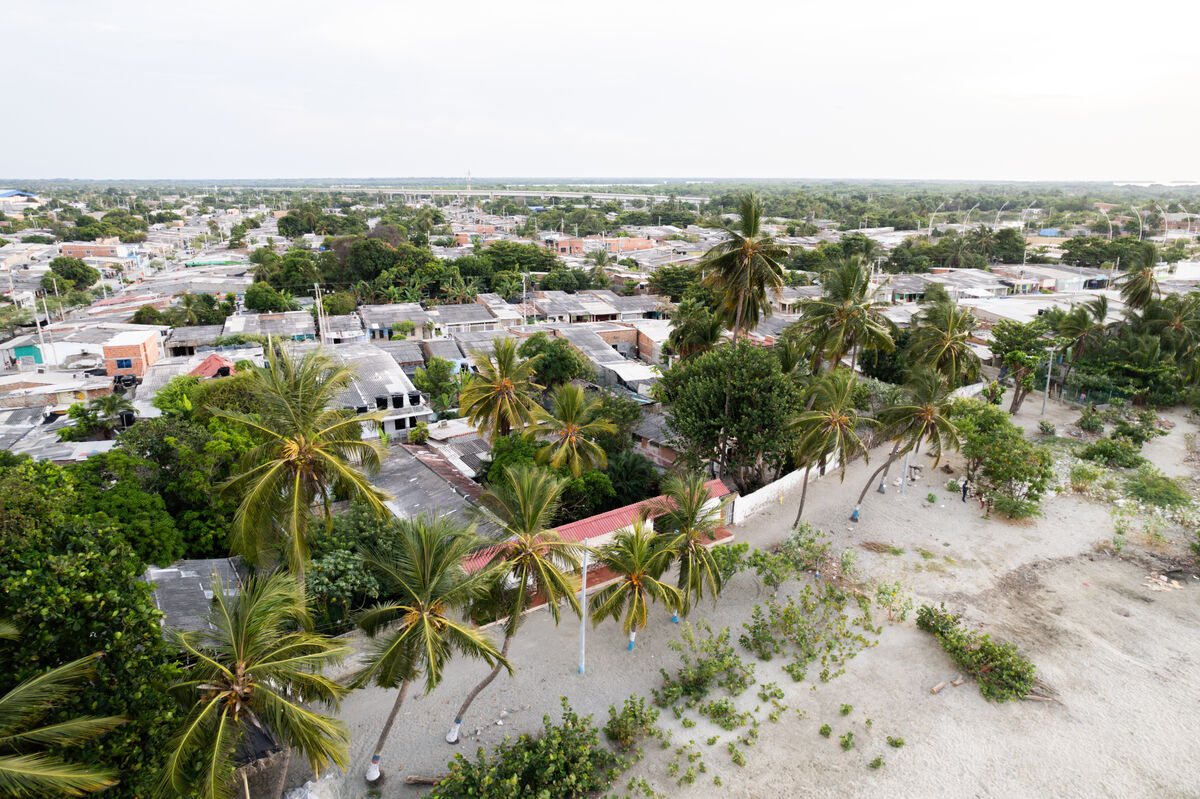 Location overview from above