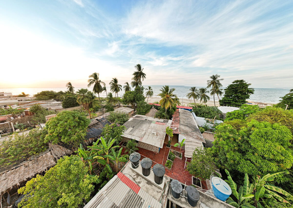 Caribbean ocean view from Casa Gabito