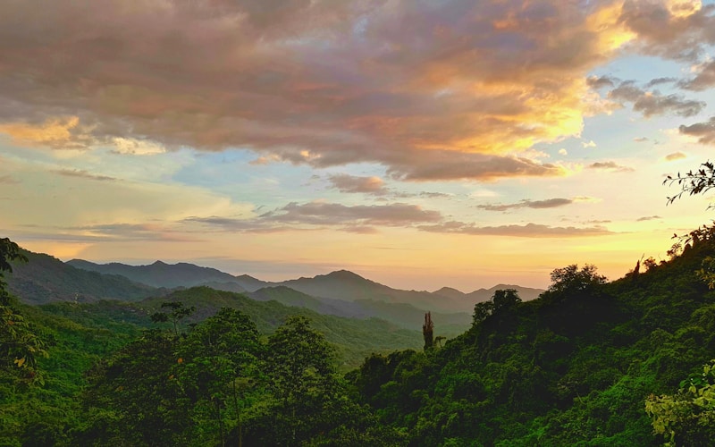 Mountain views of Minca, Colombia